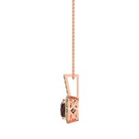 Cushion Halo Classic Necklace