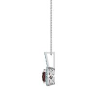 Cushion Halo Classic Necklace