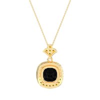 Flower Top Cushion Halo Necklace