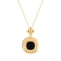 Flower Top Cushion Halo Necklace