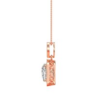 Flower Top Cushion Halo Necklace
