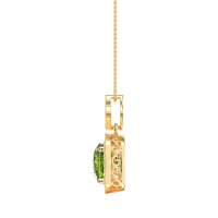 Flower Top Cushion Halo Necklace