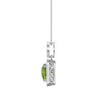 Flower Top Cushion Halo Necklace