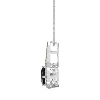 Cushion Halo Modern Necklace