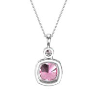 Halo Cushion Third Eye Necklace