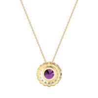 Flower Halo Antique Necklace