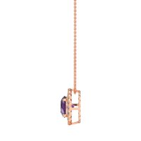 Flower Halo Antique Necklace