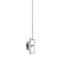 Flower Halo Antique Necklace