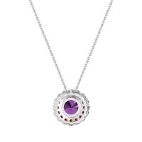 Flower Halo Antique Necklace