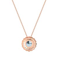 Flower Halo Antique Necklace