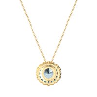 Flower Halo Antique Necklace