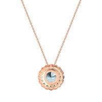 Flower Halo Antique Necklace