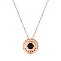 Flower Halo Antique Necklace