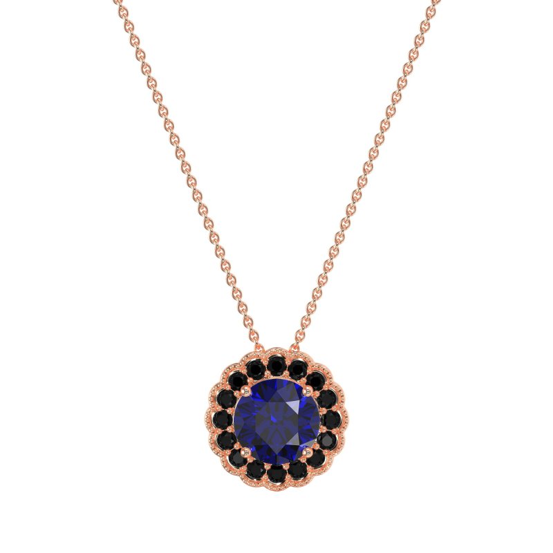 Flower Halo Antique Necklace