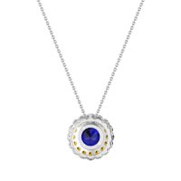 Flower Halo Antique Necklace