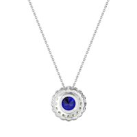 Flower Halo Antique Necklace