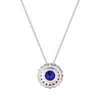 Flower Halo Antique Necklace