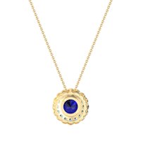 Flower Halo Antique Necklace