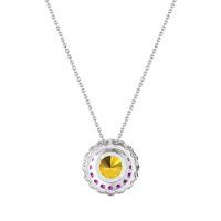 Flower Halo Antique Necklace
