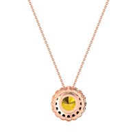 Flower Halo Antique Necklace