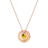 Flower Halo Antique Necklace