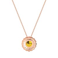 Flower Halo Antique Necklace