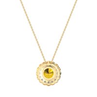 Flower Halo Antique Necklace