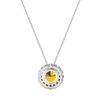 Flower Halo Antique Necklace