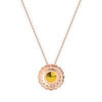 Flower Halo Antique Necklace
