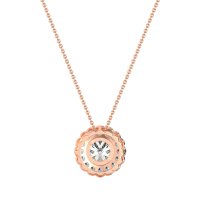 Flower Halo Antique Necklace