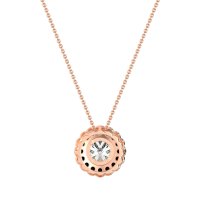 Flower Halo Antique Necklace
