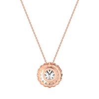 Flower Halo Antique Necklace