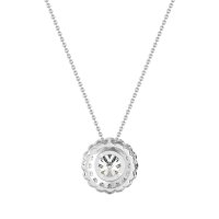 Flower Halo Antique Necklace