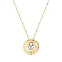 Flower Halo Antique Necklace