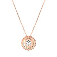 Flower Halo Antique Necklace