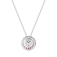Flower Halo Antique Necklace