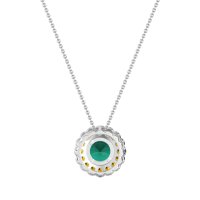 Flower Halo Antique Necklace