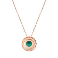 Flower Halo Antique Necklace