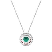 Flower Halo Antique Necklace