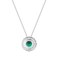 Flower Halo Antique Necklace