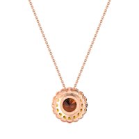 Flower Halo Antique Necklace