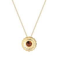 Flower Halo Antique Necklace