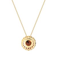 Flower Halo Antique Necklace