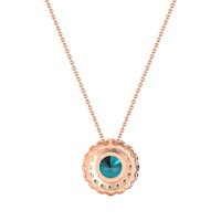 Flower Halo Antique Necklace