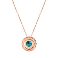 Flower Halo Antique Necklace