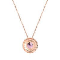 Flower Halo Antique Necklace