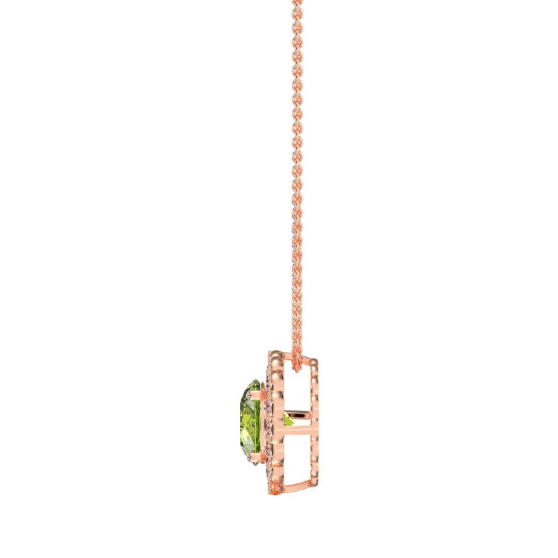 Flower Halo Antique Necklace