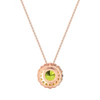 Flower Halo Antique Necklace