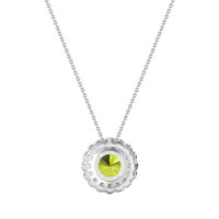 Flower Halo Antique Necklace