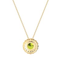 Flower Halo Antique Necklace